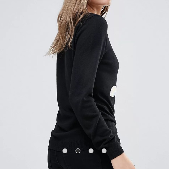 Sugarhill Boutique ASOS ModCloth Black Pastel Rainbow Pride Sweater 8 - Picture 4 of 5